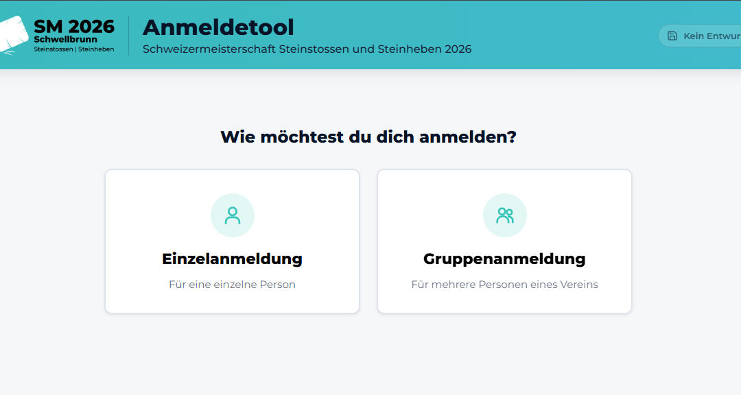 Anmeldetool geschlossen